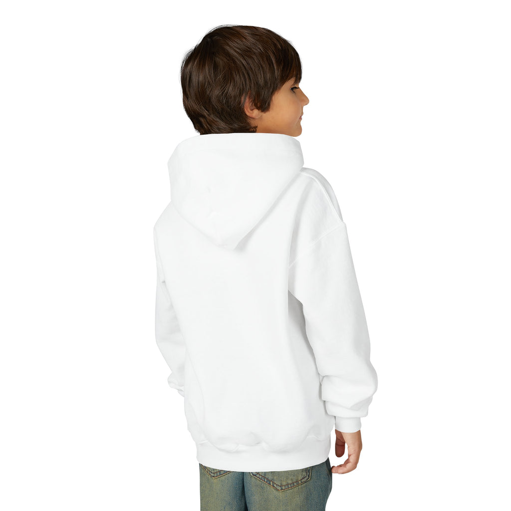 Youth Hoodie — Minimal Logo Chest Graphic, Cozy Everyday Pullover
