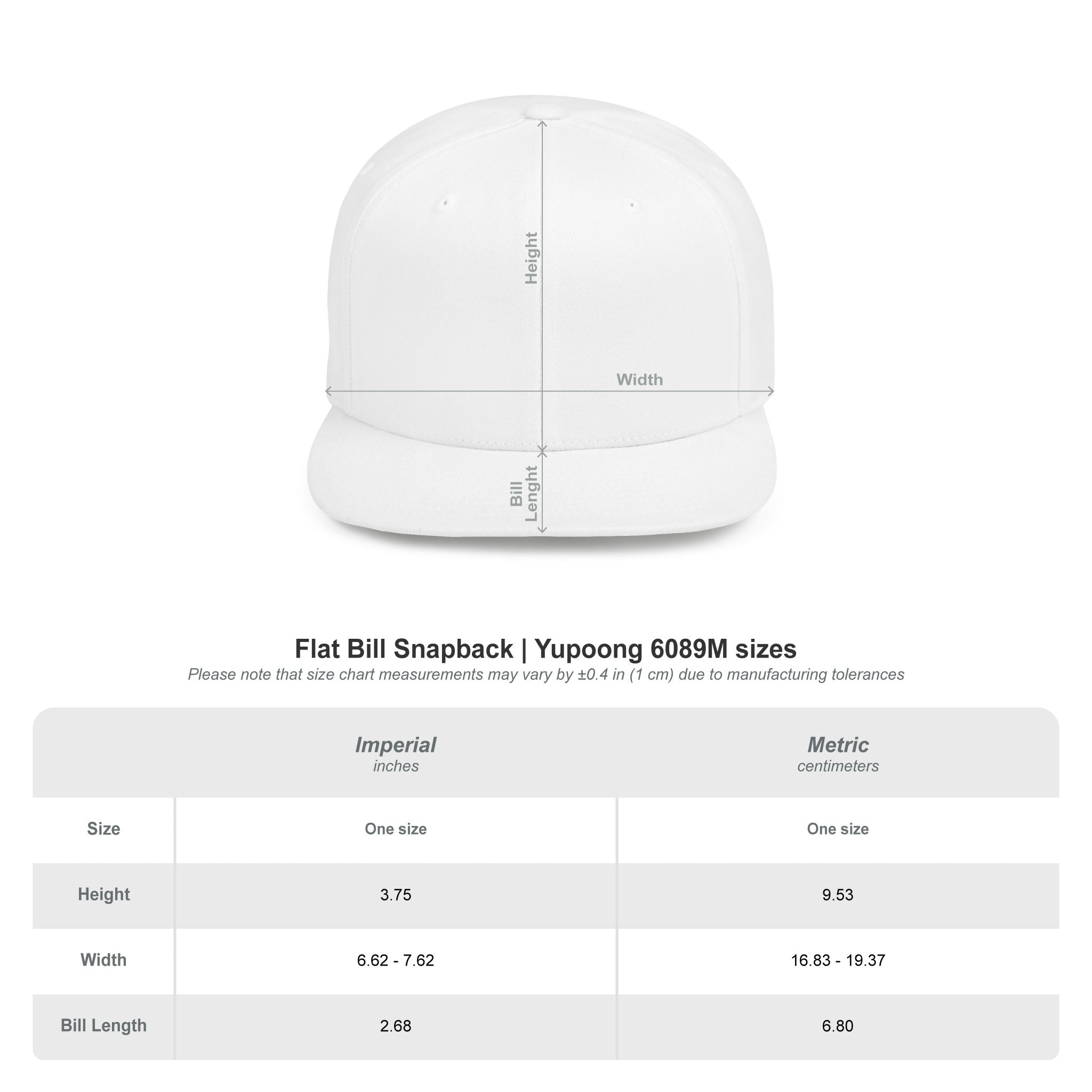 Flat Bill Snapback Hat — “I AM ELITE” Embroidered Cap
